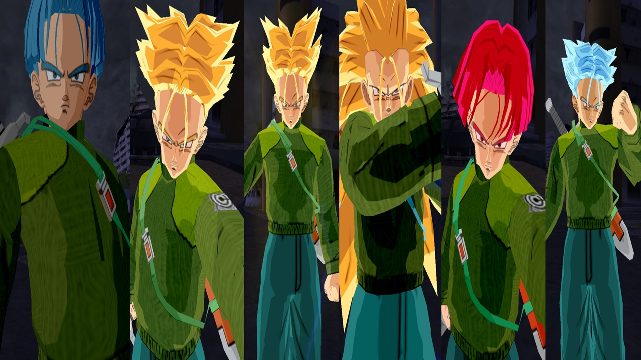 mods dbz BR TRUNKS DBS(GREEN SUIT)