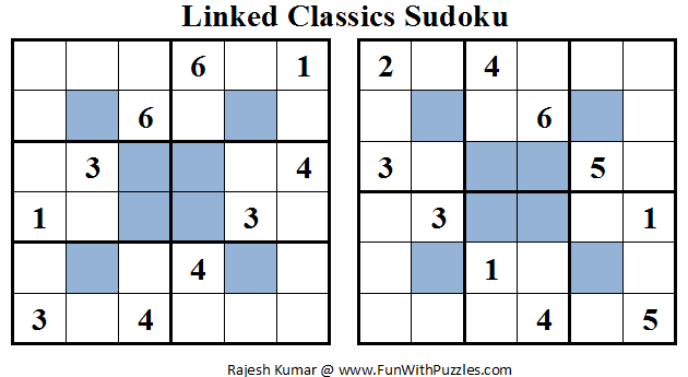 Linked Classics Sudoku (Mini Sudoku Series #16)