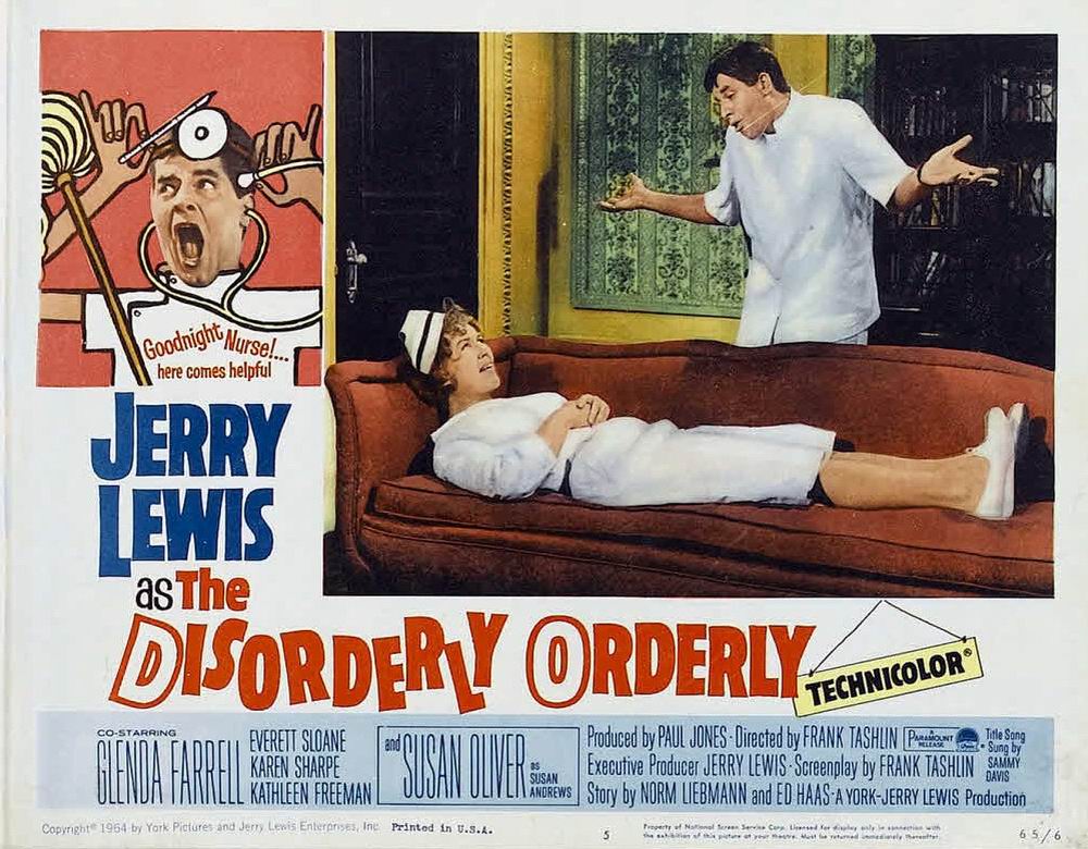 100 Years of Cinema Lobby Cards: The Disorderly Orderly (1964)