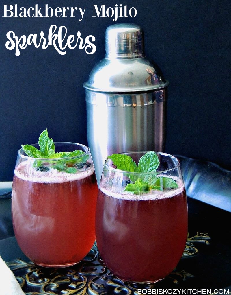 Blackberry Mojito Sparklers Bobbi S Kozy Kitchen