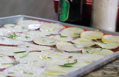 Chips de Batata-Doce com Alecrim (vegana)