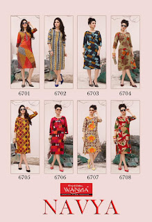 Wanna Navya Rayon kurti Catalog Image With price