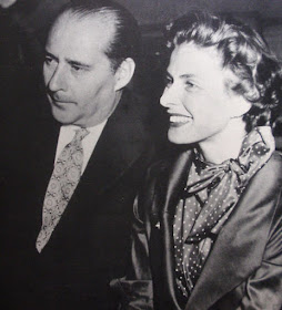 Photo of Rossellini and Ingrid Bergmann