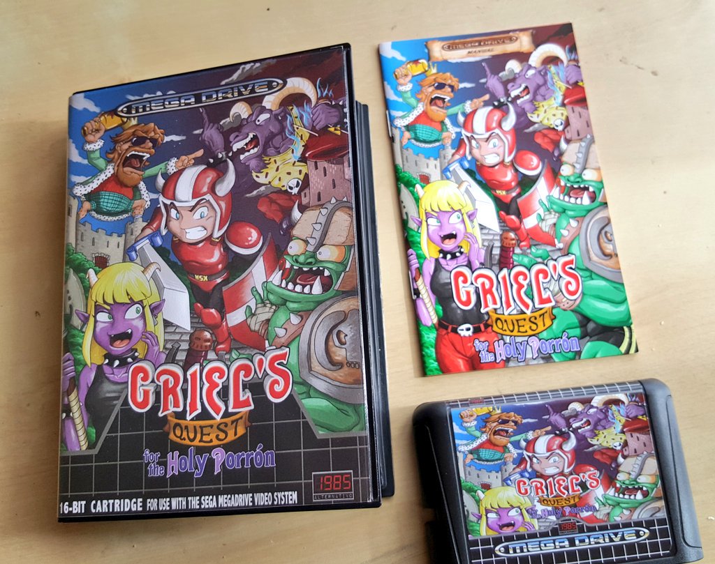 Fertile vehicle curl Indie Retro News: Griel's Quest for the Holy Porrón now available as a free Sega  Mega Drive/Genesis ROM download