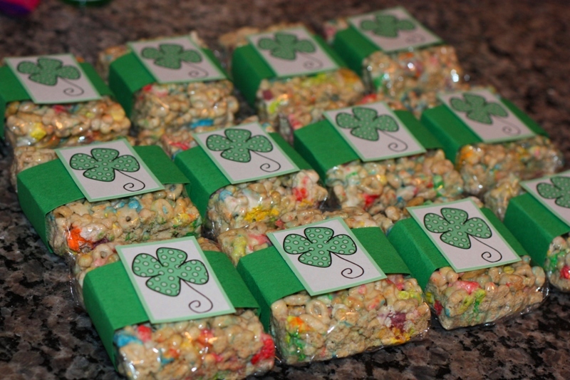 st patricks day lucky charm treat
