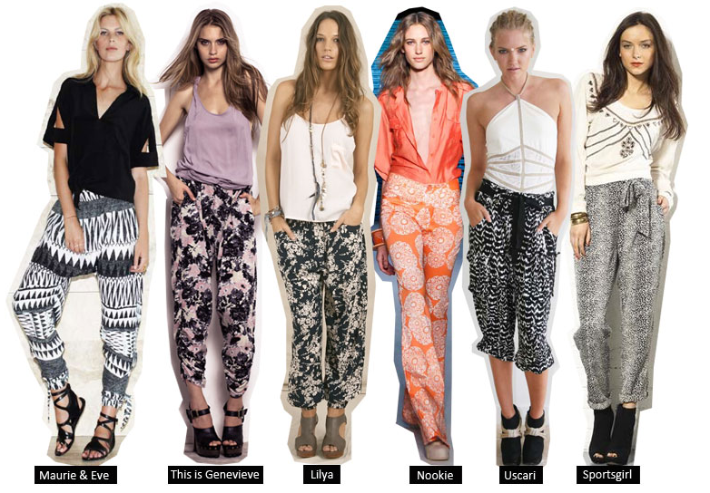 cool patterned pants
