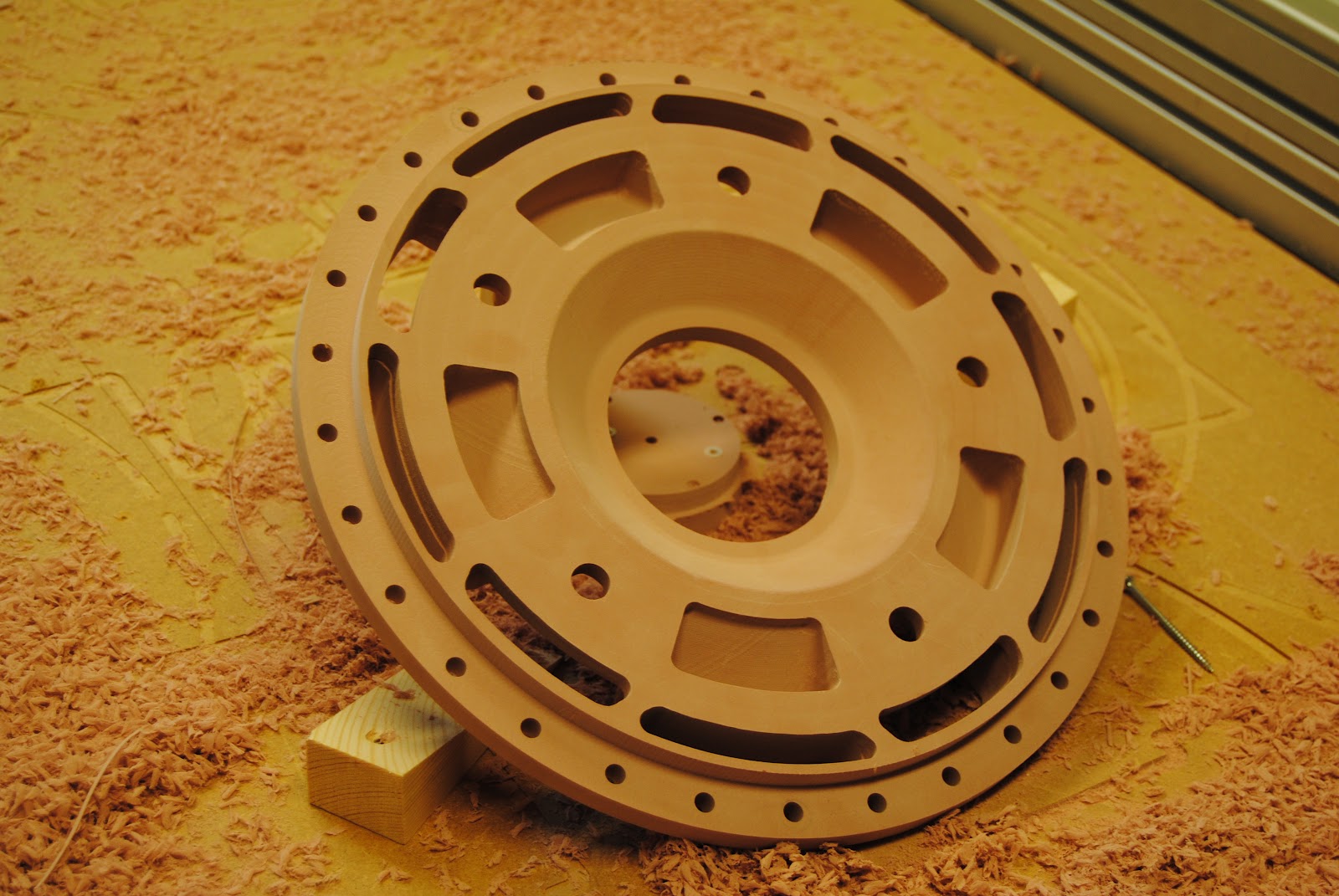 Wide five wheel design visual model 1 1 cnc done 