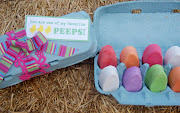 . in the shape of Easter eggs to give away as gifts to their friends. easter egg sidewalk chalk