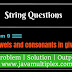 How to count vowels and consonants in given string in Java?