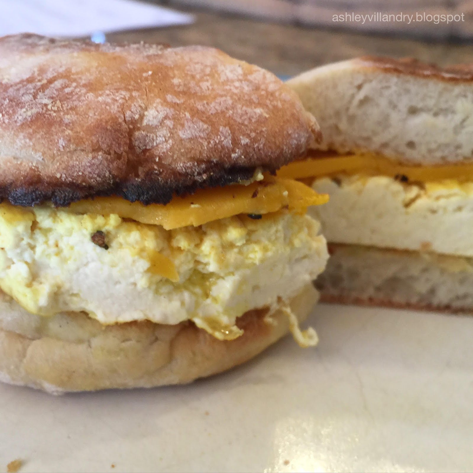 The Healthy Life Tofu "Egg" Breakfast Sandwich