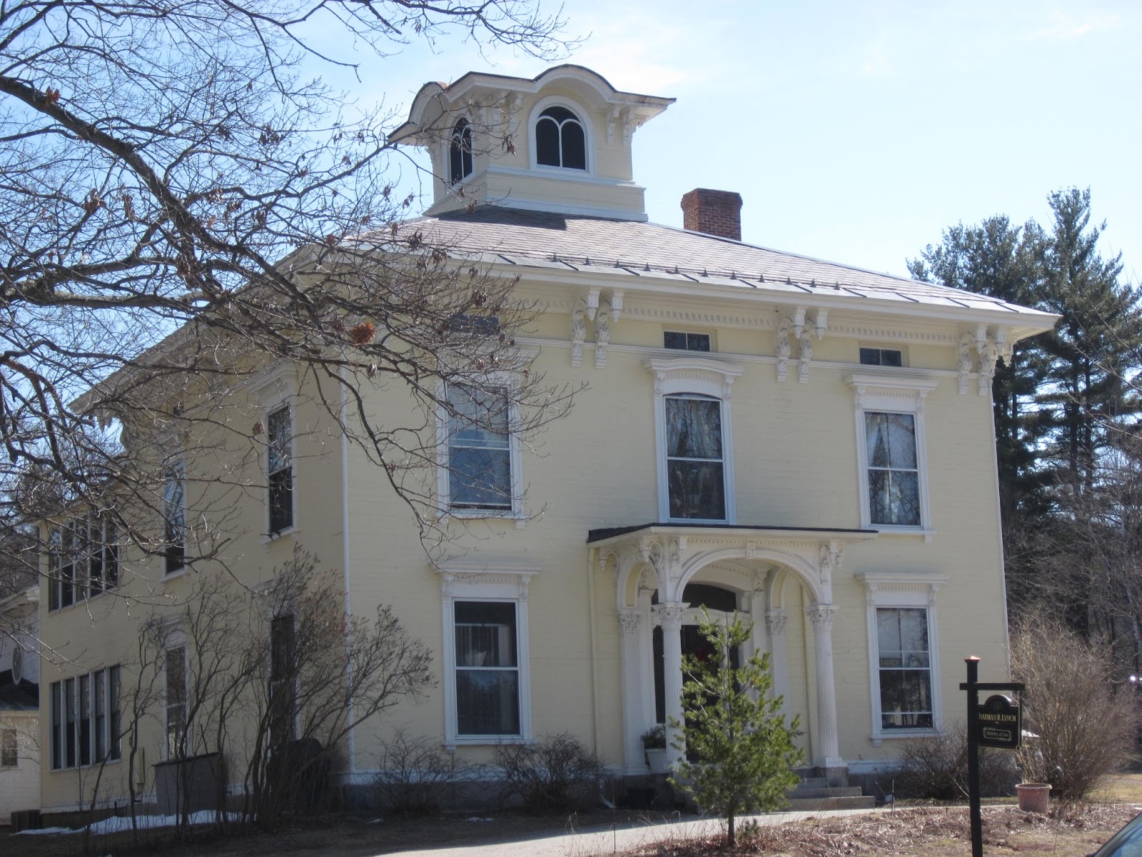 The Picturesque Style Italianate Architecture 40 Main Street, Walpole, NH