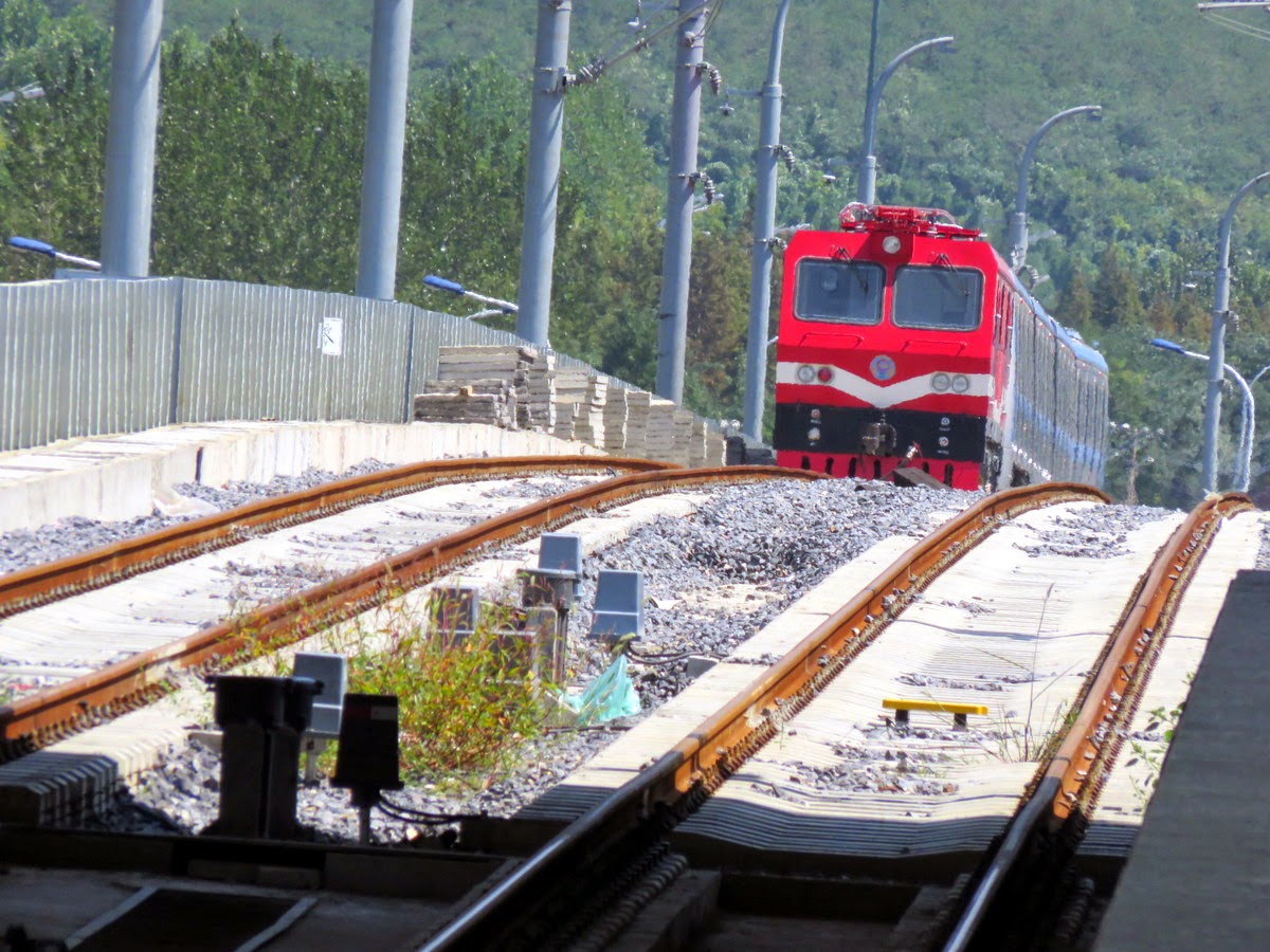Richard's Tram Blog DALIAN NEW LRV EXTENSION ROUTE 202 ON 25 AUGUST 2014