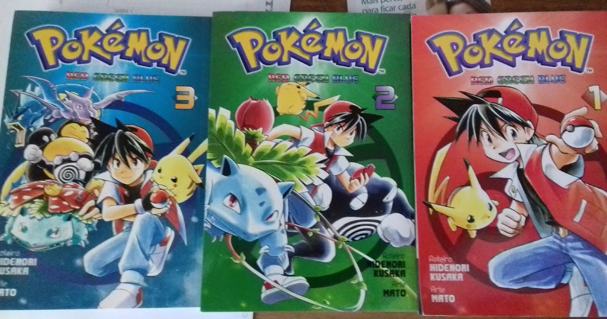 Diario de Trebor: Analise Saga Pokemon (Parte 2) Red, Green e Blue