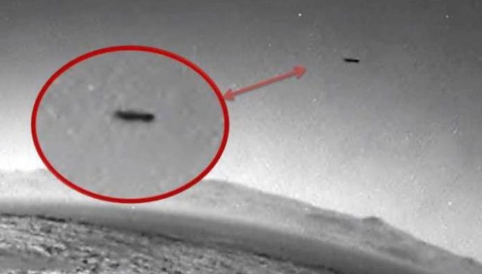 UFO Scoperto per caso su Marte, immagini oltre la semplice prova.