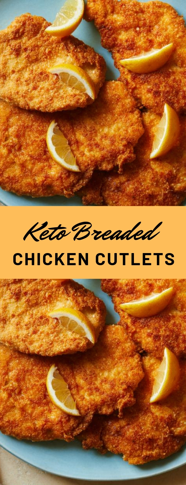 Keto Breaded Chicken Cutlets - Recipes Pedia