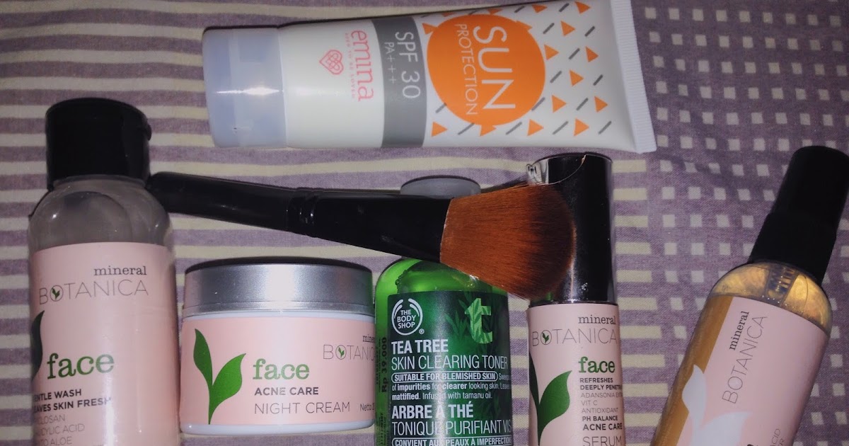 mineral botanica face acne care night cream