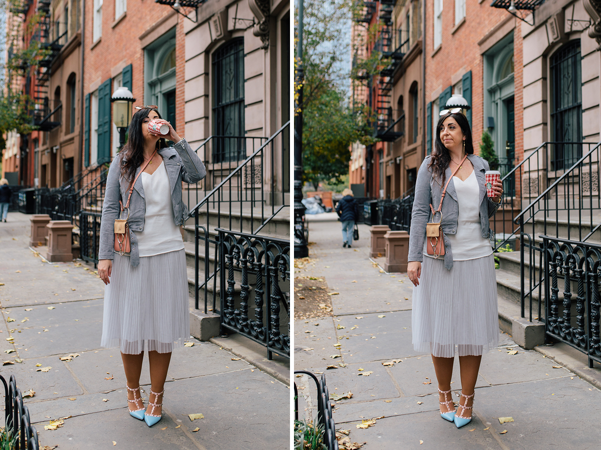 Three Outfit Ideas for Pleated Midi Skirts in Fall and Winter :: Effortlessly with Roxy