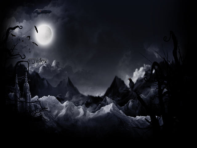Halloween full moon hd wallpapers images pics for Iphone and Android