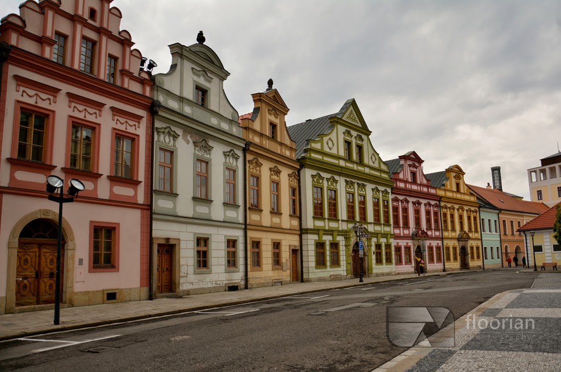 Hradec Králové - piekne, kolorowe kamienice - top atrakcja turystyczna 