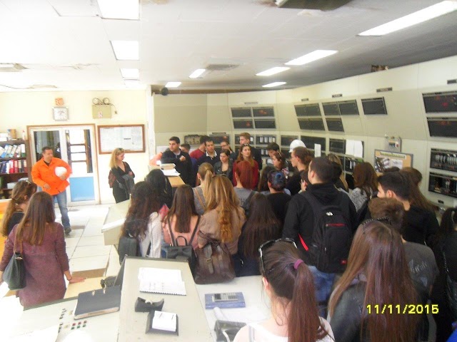 Φοιτητές από το Πολυτεχνείο Θεσσαλονίκης στις χερσαίες εγκαταστάσεις της Energean στην Καβάλα