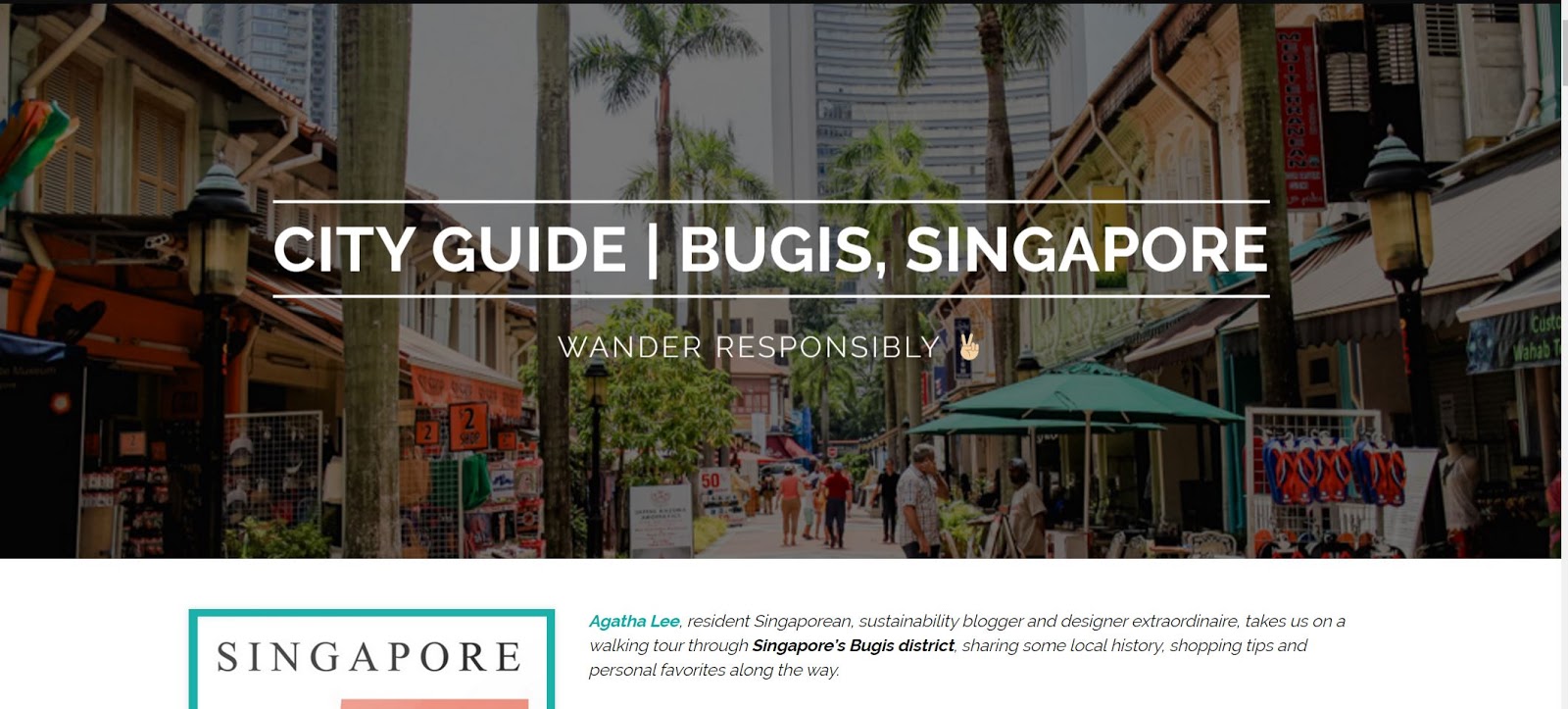 Wander Responsibly in Singapore