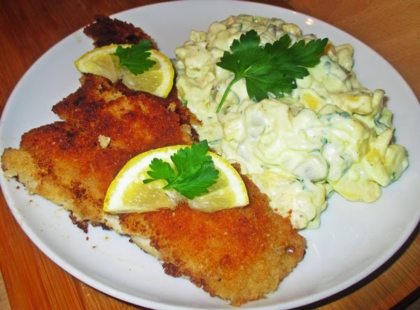 Futtern wie bei Muttern: Seelachs-Filet mit Kartoffelsalat