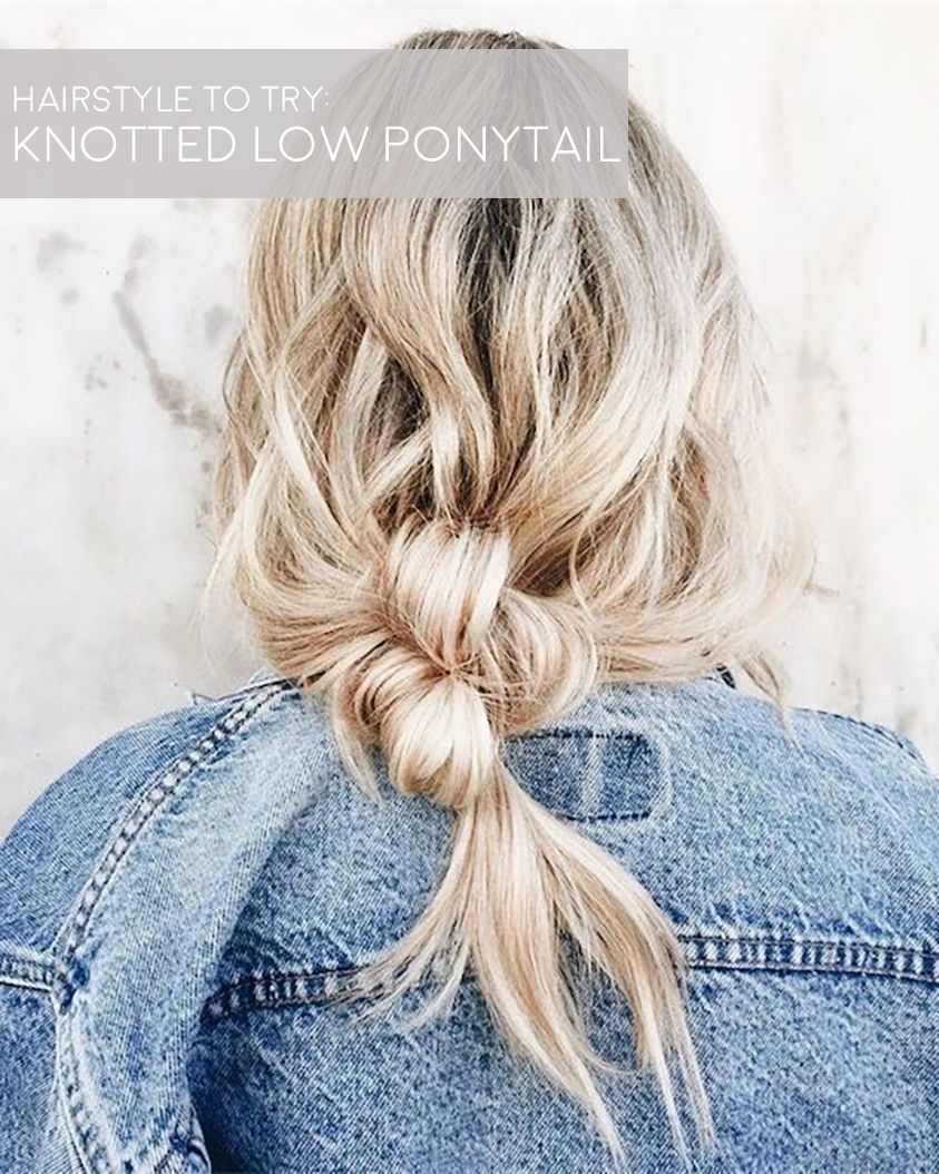 THE Hairstyle To Try This Fall: The Knotted Ponytail | Kayla Lynn