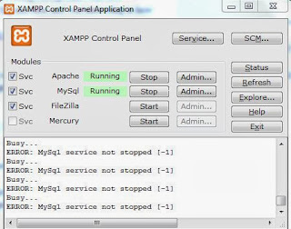 Lets start to learn: Working with MySql on XAMPP
