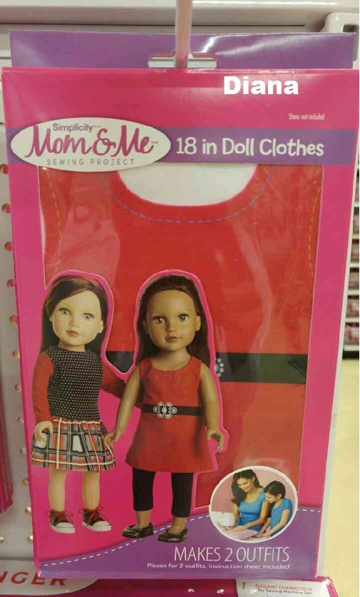 Living A Doll's Life *In Store Report* Simplicity Mom & Me 18" Doll