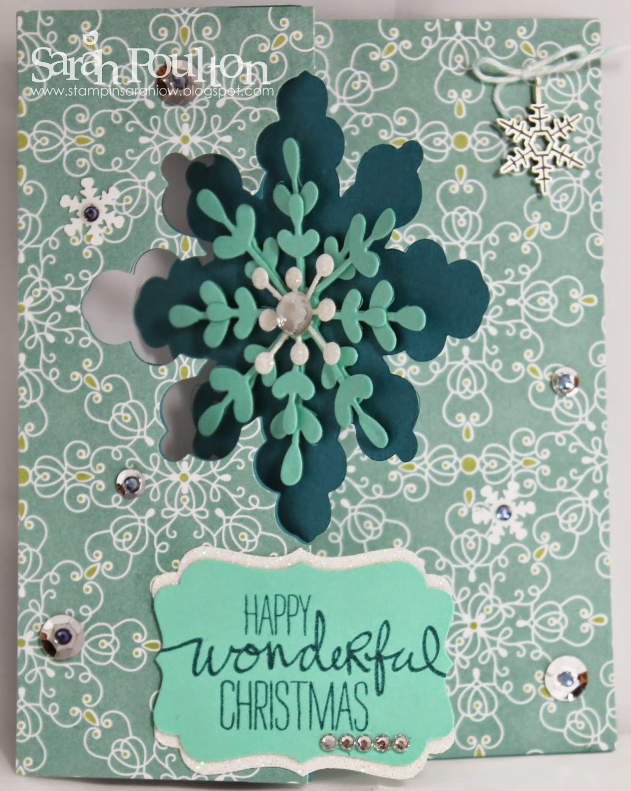 Stampin' Sarah! Snowflake Card Thinlit Die from Stampin' Up! An All
