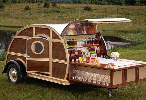 Bulleit Woody Whiskey Trailer