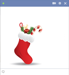 Christmas stocking for Facebook