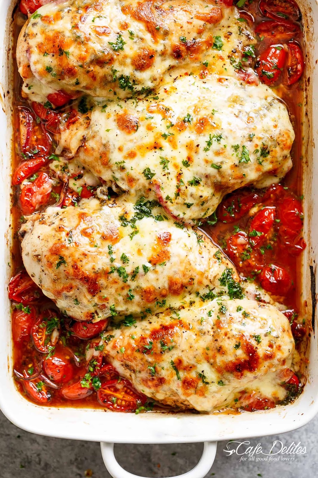 Easy Balsamic Baked Chicken Breast With Mozzarella Cheese easy recipes