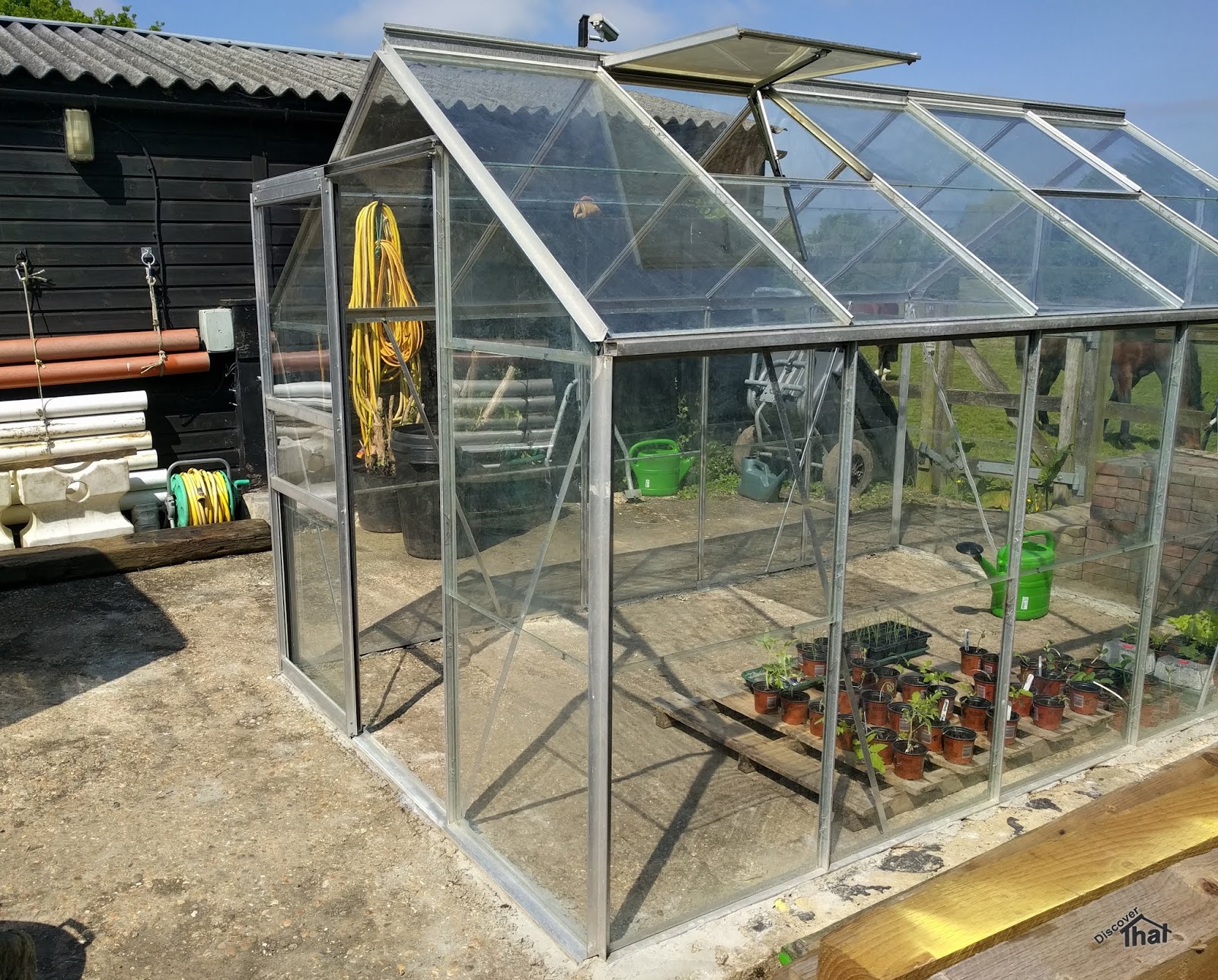 DiscoverThat Journal Fix greenhouse sliding door
