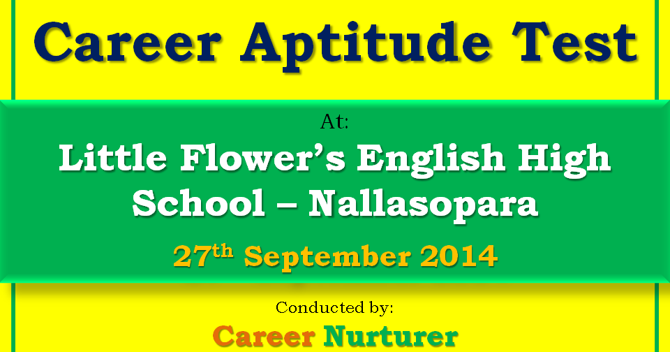 career-aptitude-test-at-little-flower-s-english-high-school-by-career-nurturer-farzad-minoo