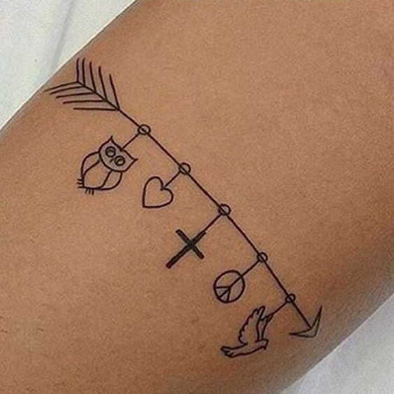 Cute Arrow Tattoos