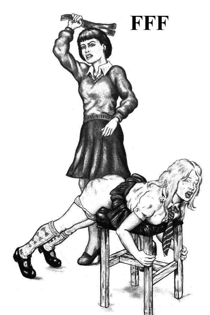 Erotic Spanking Illustrations - Sexy Spanking Art | Sex Pictures Pass