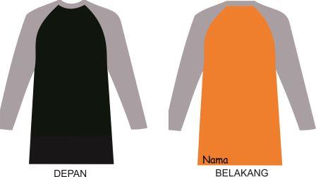 Download Template Desain Kaos Lengan Panjang Polos  Format 