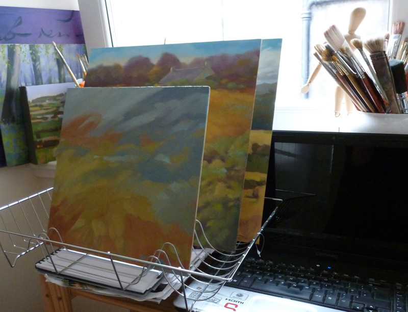 Rolina's Paintings Drying Rack