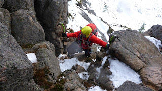 Lead Winter Climbing instruction in the Cairngorms