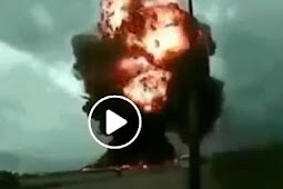 بالفيديو لحظة سقوط الطائرة العسكرية الجزائرية Iliouchine