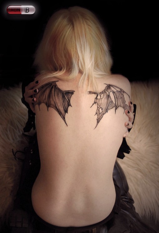 women angel tattoo 03 pictures