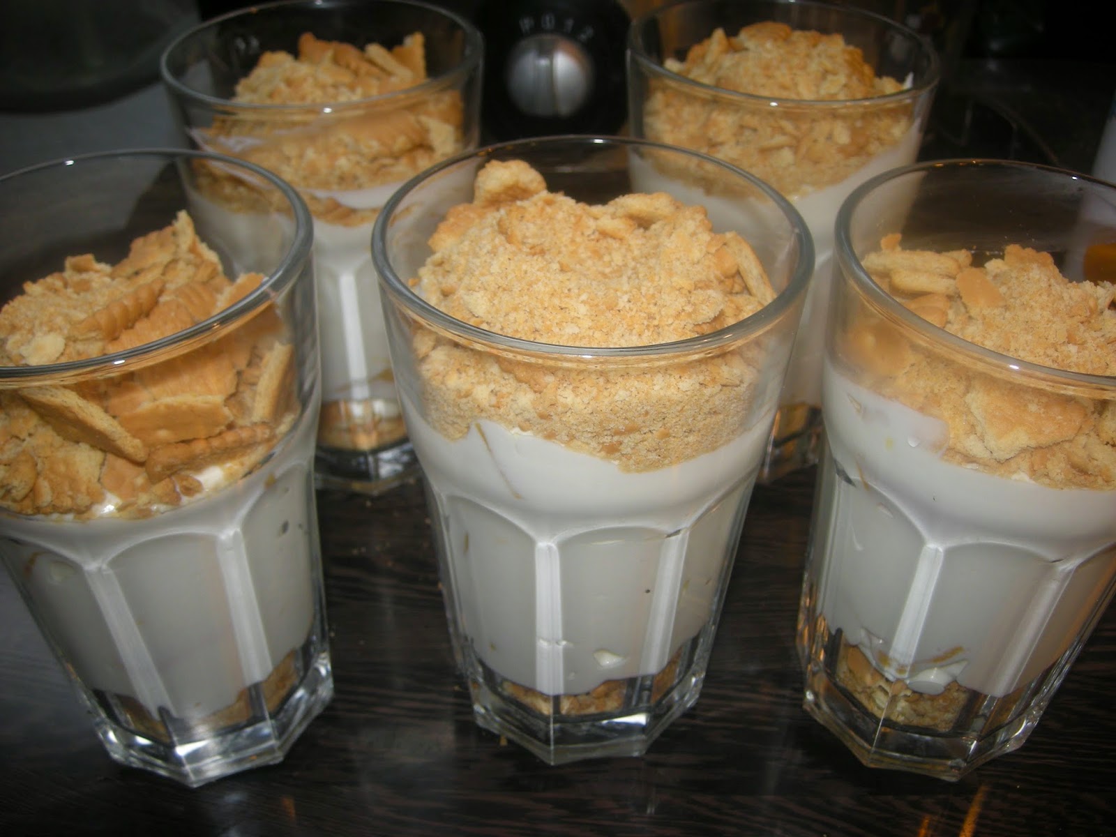 Heiner kocht! : Pfirsich-Joghurt-Sahne-Dessert...manchmal mach ich auch ...