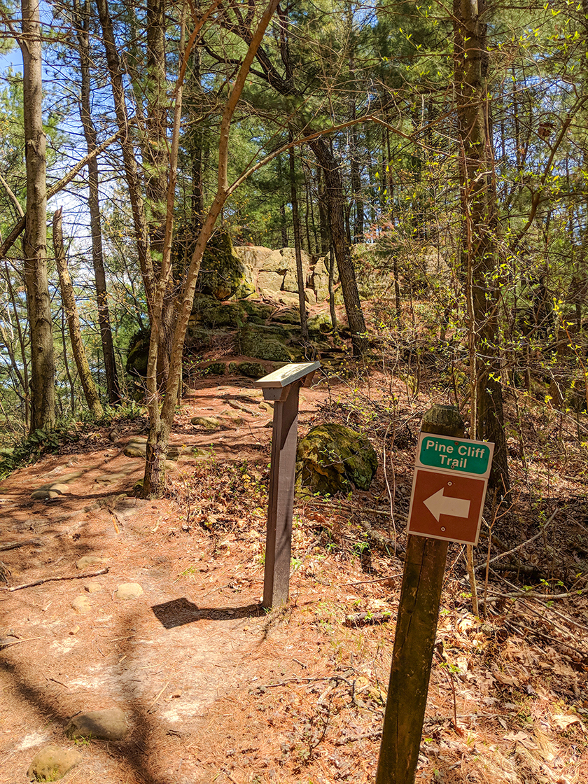 Pine Cliff Trail at Governor Dodge State Park