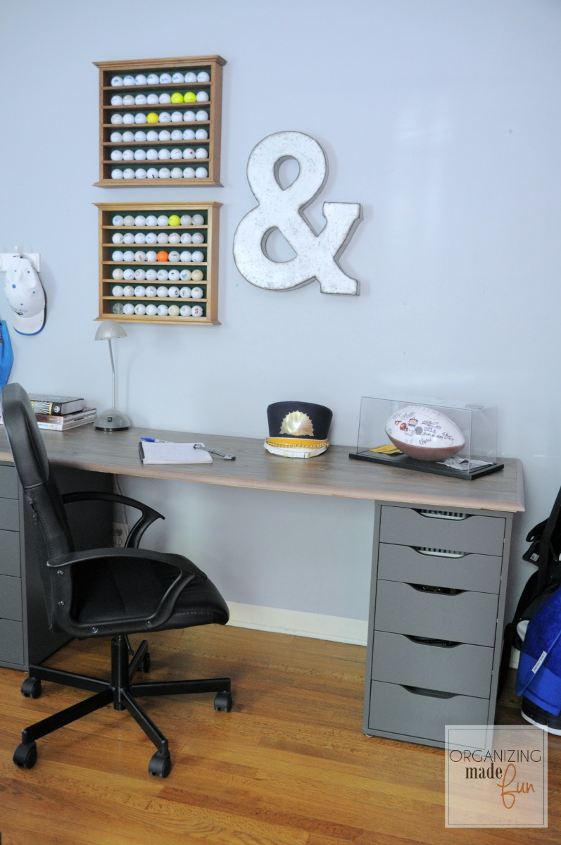 Boy's Room Update: Easy Desktop Tutorial | Organizing Made ...
