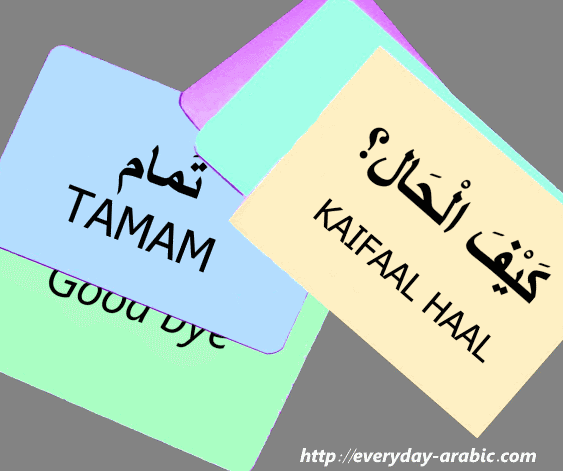arabic flash cards