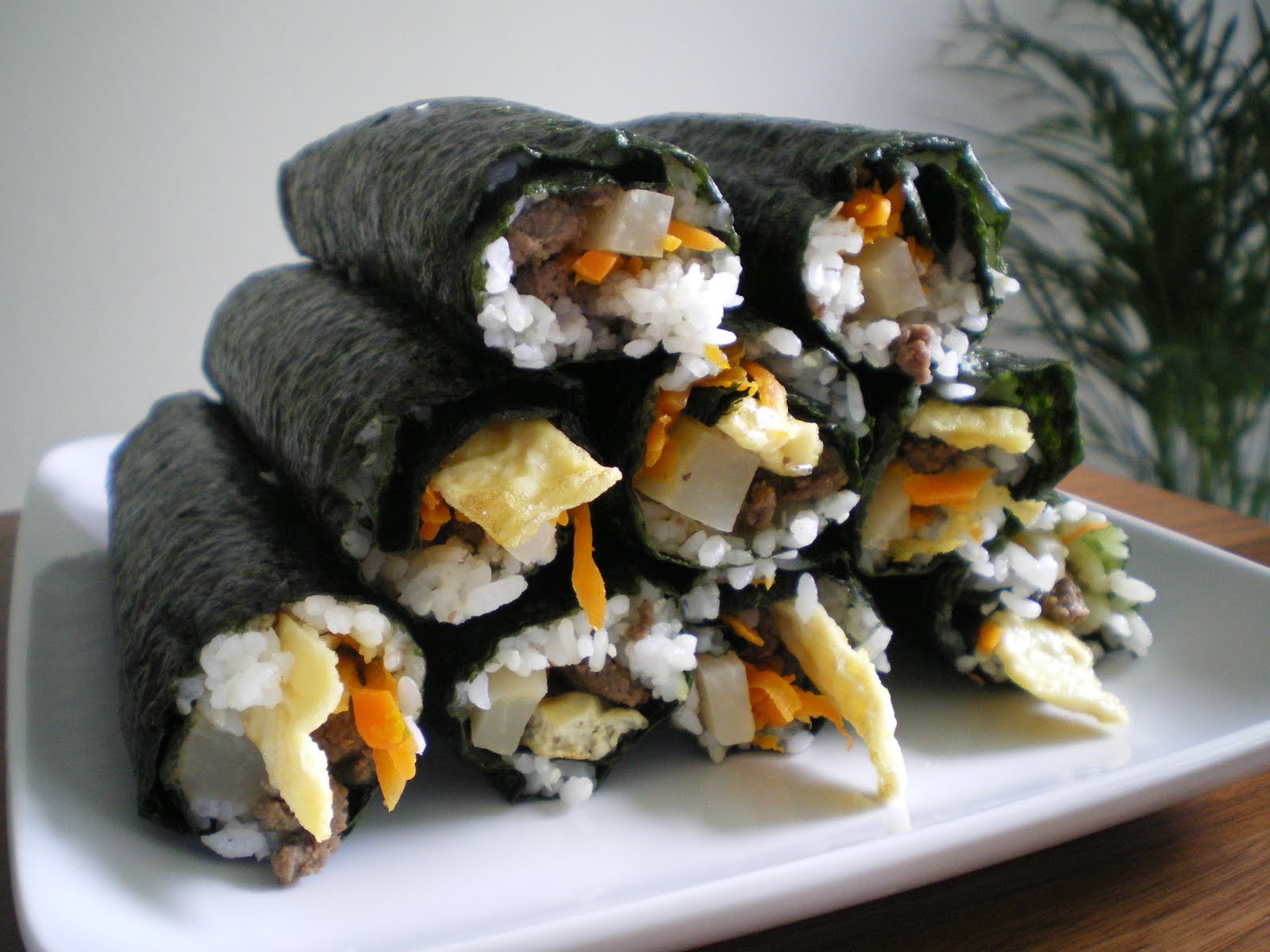 Shelly's Kitchen Kimbap Korean Rice Roll