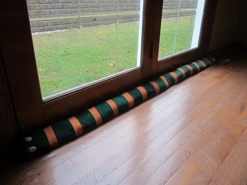 Simply Resourceful Homemade Door Draft Snakes