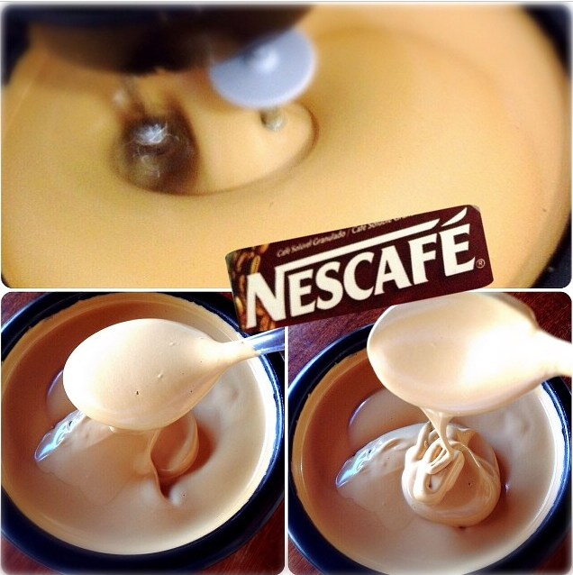 Creme de café, café cremoso