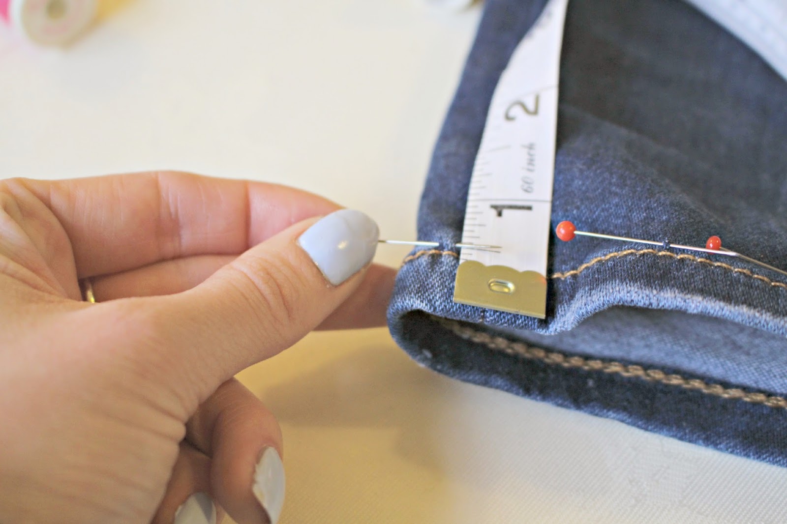 DIY // How to Shorten your Jeans at home Fashion Mumblr